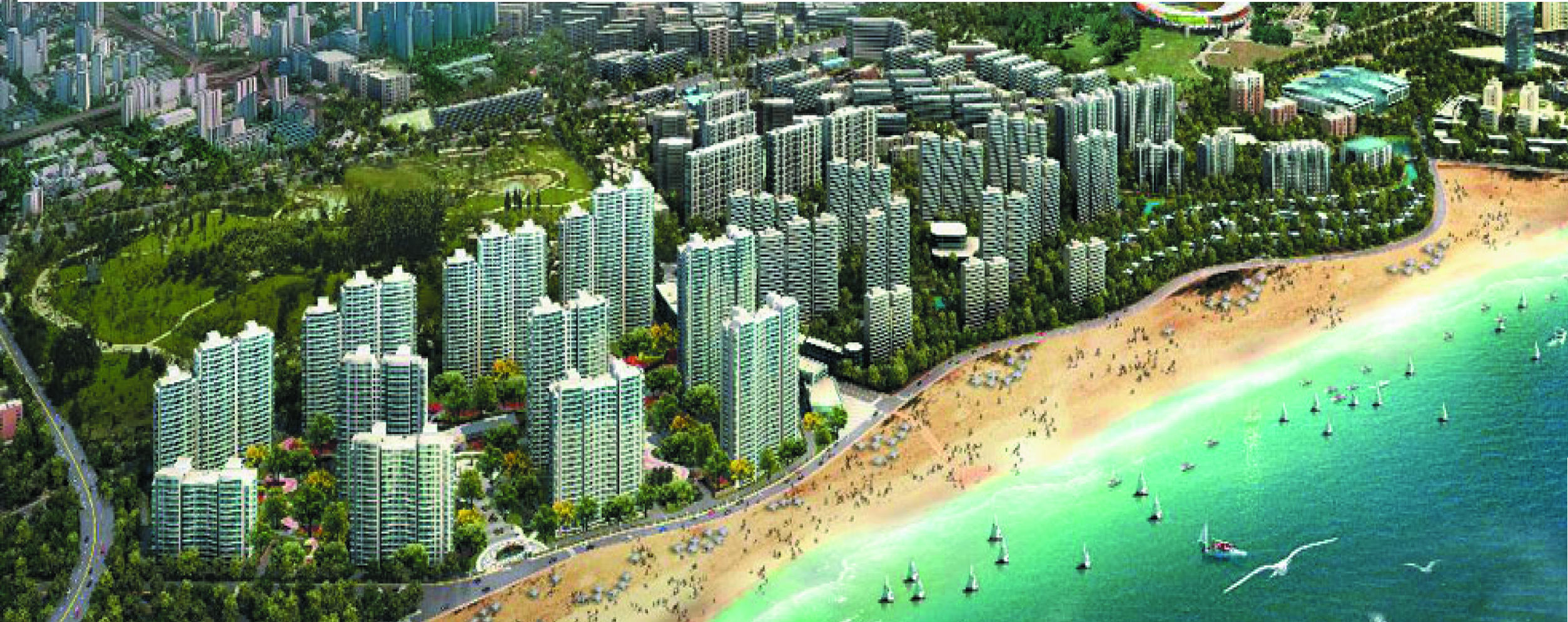 秦皇岛金梦海湾 （60系列隔热平开门窗，用量100吨左右）
